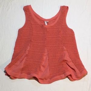 Coral blouse